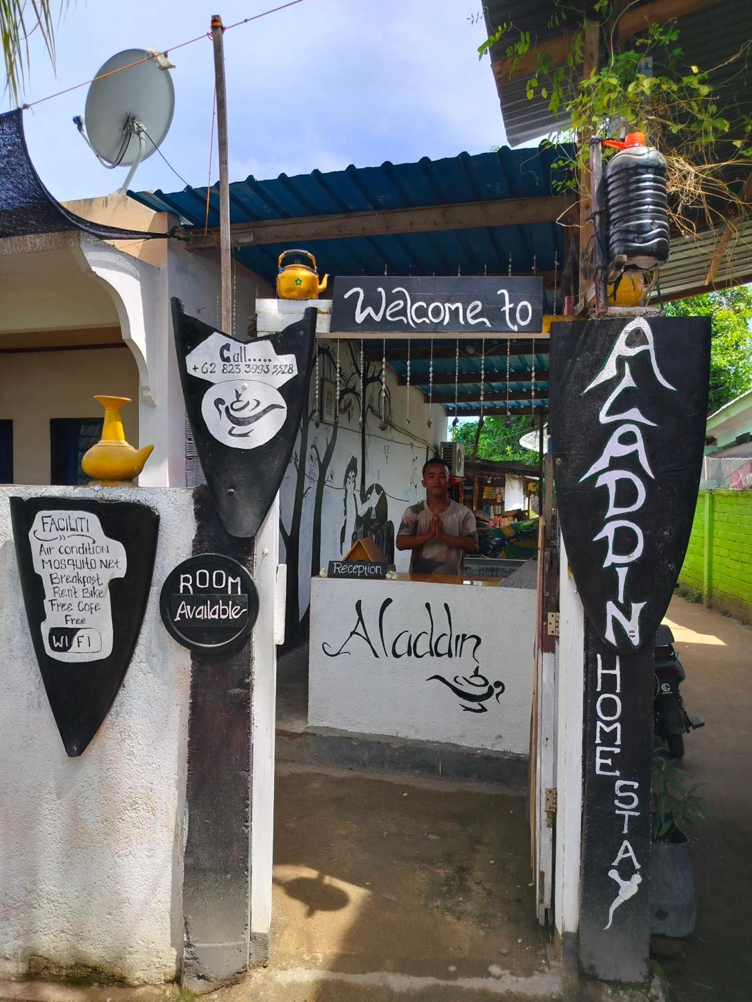 Aladdin Homestay غيلي آير المظهر الخارجي الصورة